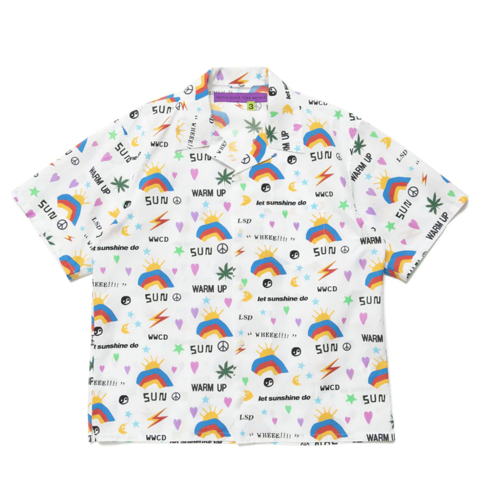 Cactus plant flea market CROP ALOHA LSD SHIRT CPFM